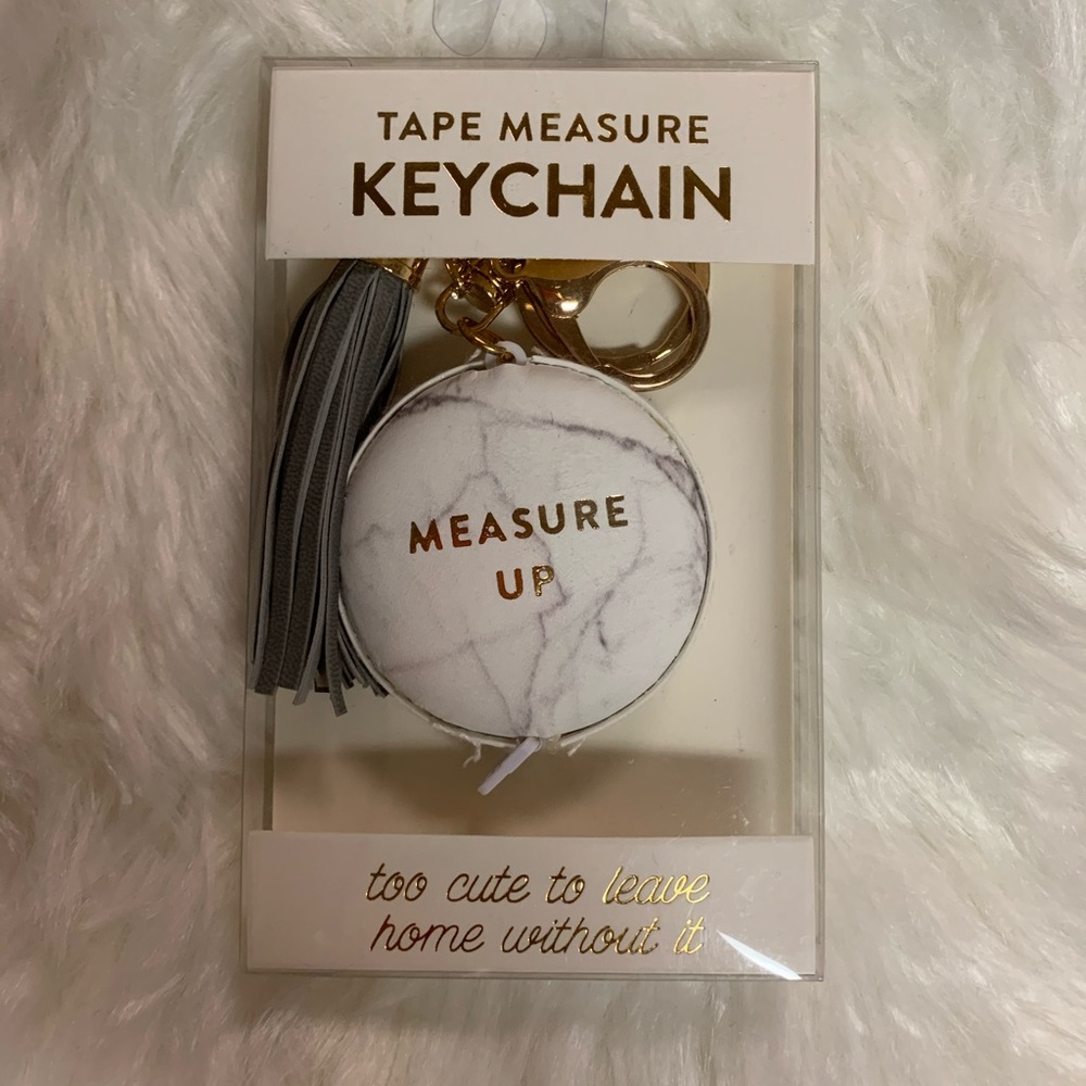 Tape measure key chain